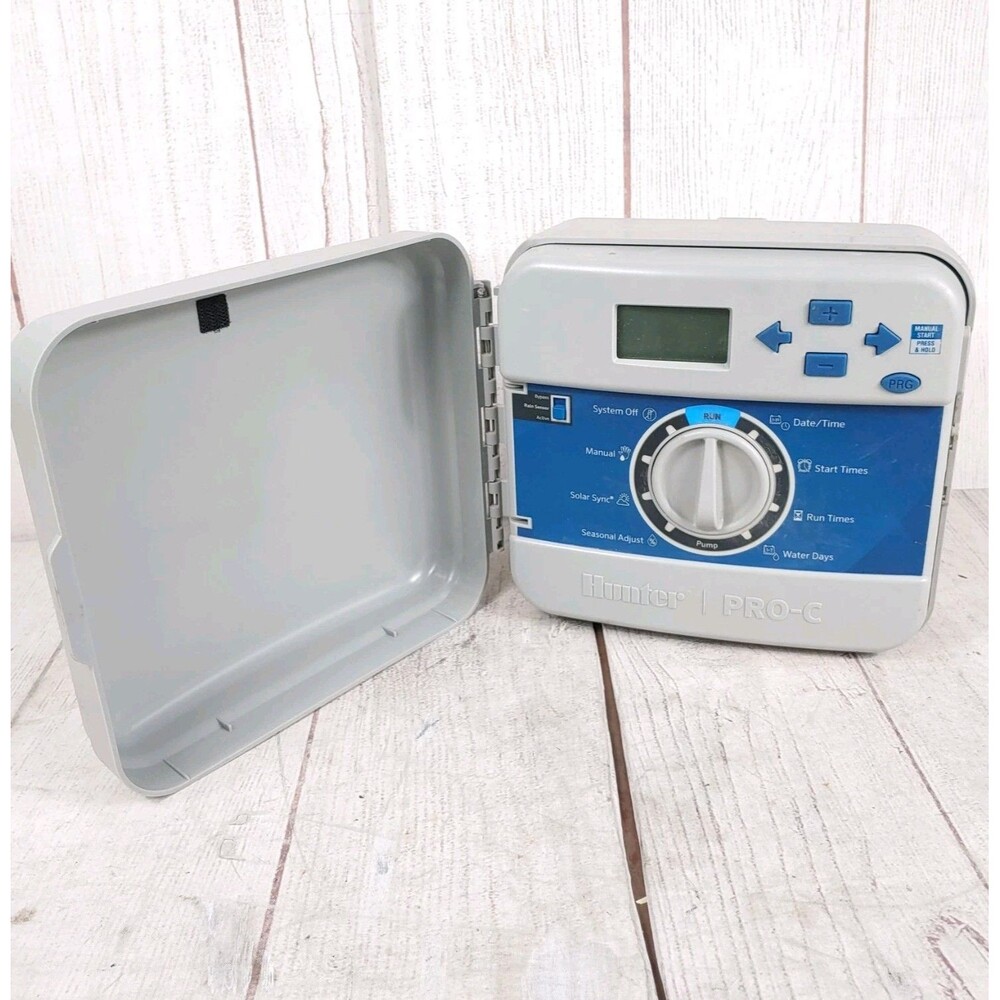Hunter PC-400i Pro-C Irrigation Controller Sprinkler Timer - NO CABLES - 4 Zones
